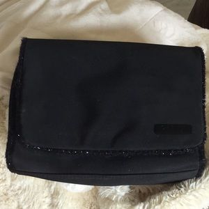 CHANEL Parfumes black toilet bag